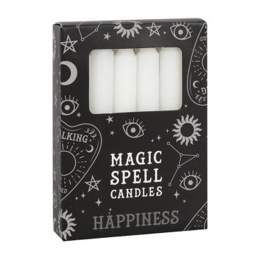 Magic Spell Candles - White (Happiness)