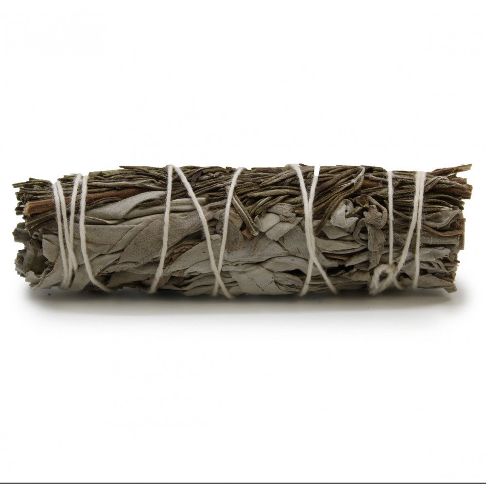 White Sage & Rosemary - Smudge Stick 10cm