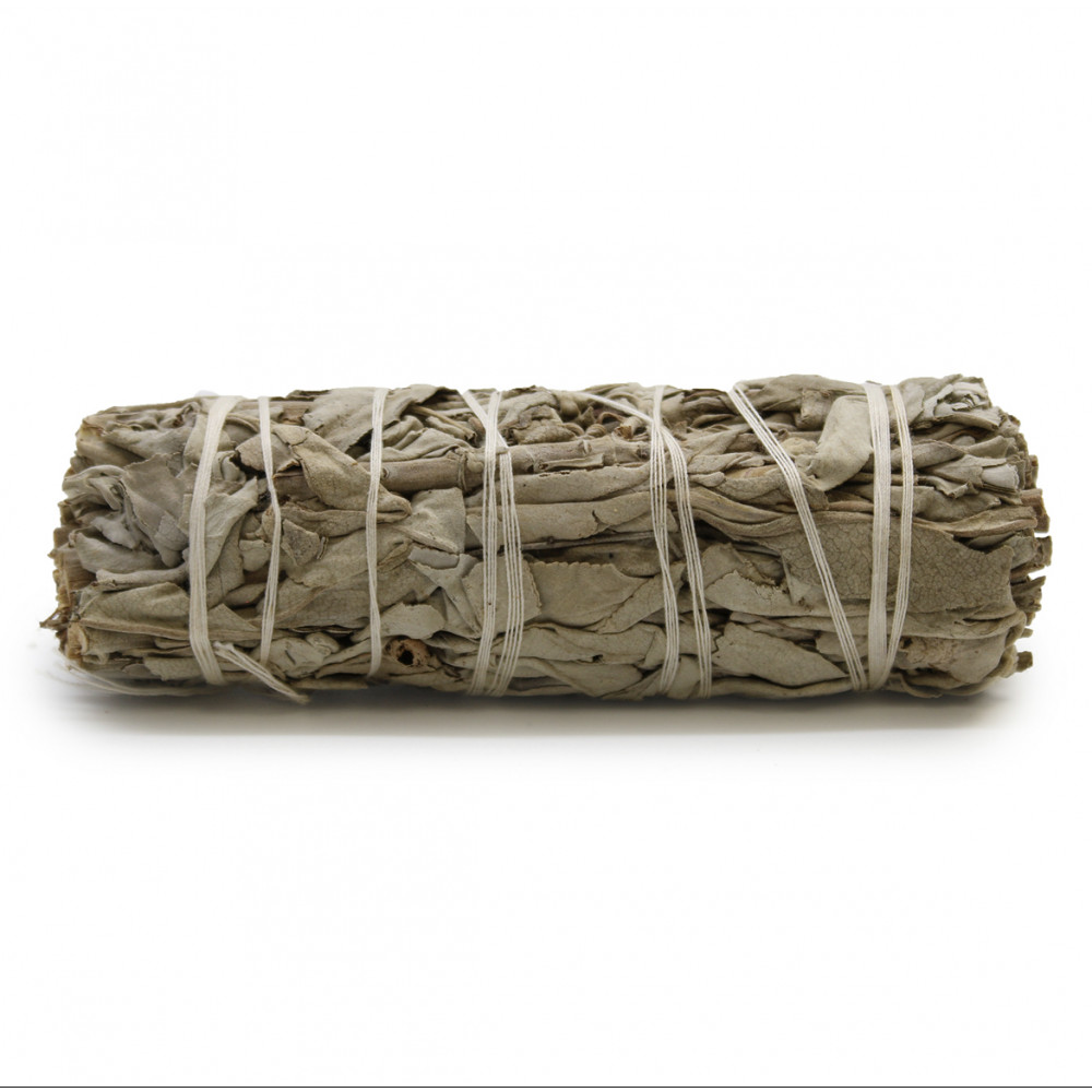 White Sage & Sweetgrass - Smudge Stick 10cm